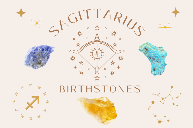 sagittarius birthstone and flower