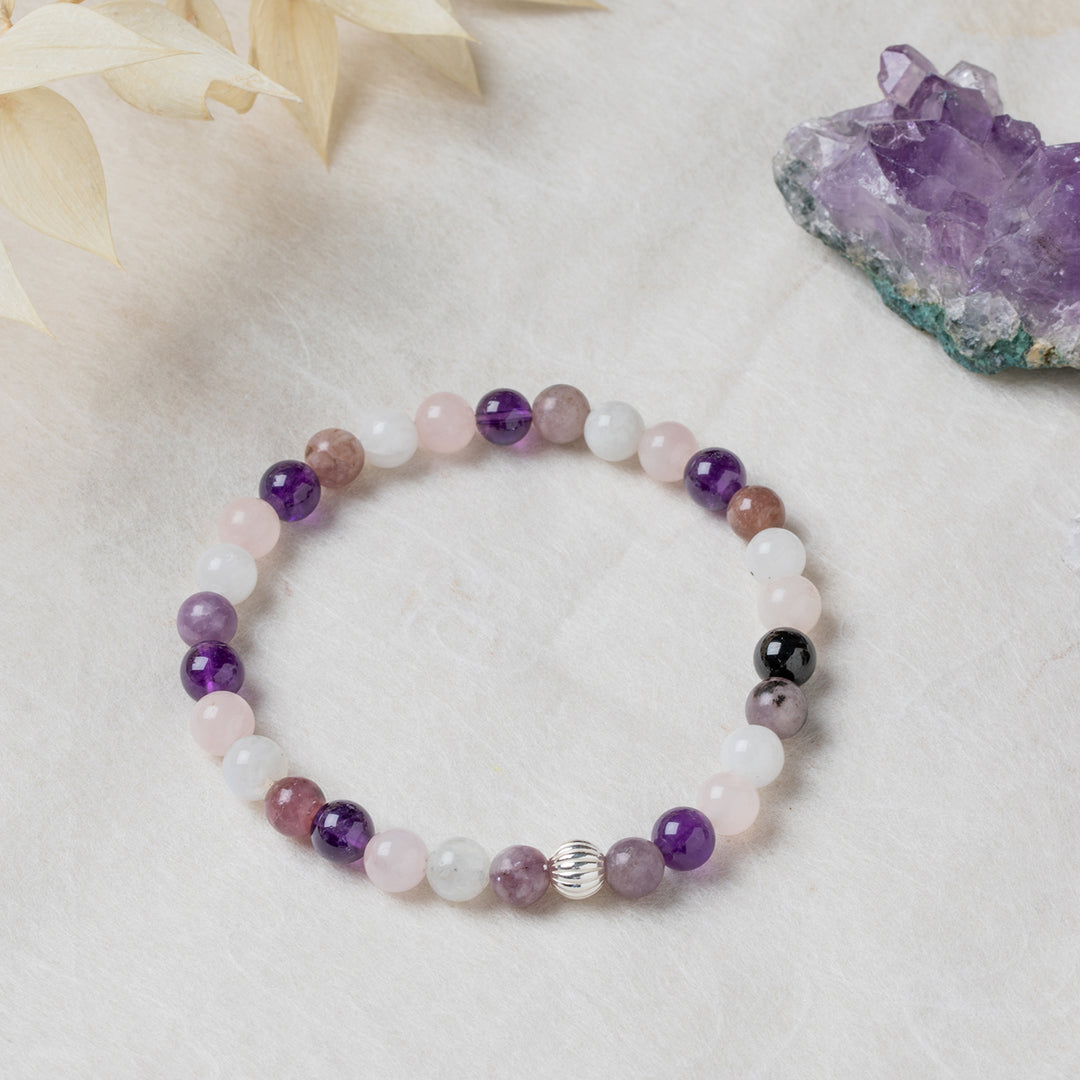 Divine Tranquility Gemstone Bracelet 6mm