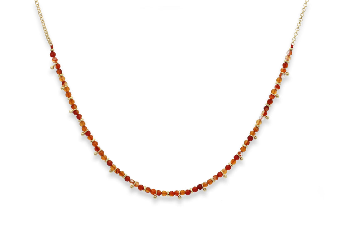 Carnelian Gemstone Necklace