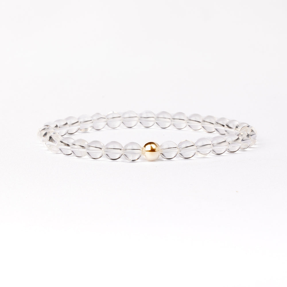 Clear Quartz Essential Bracelet 6mm