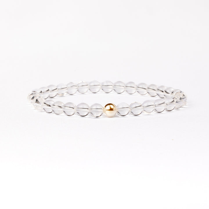 Clear Quartz Essential Bracelet 6mm