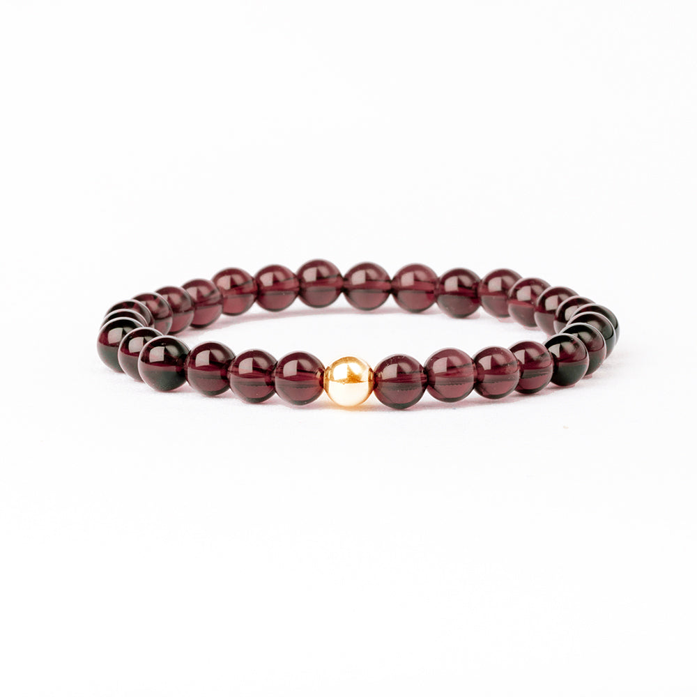 Garnet Essential Bracelet 6mm