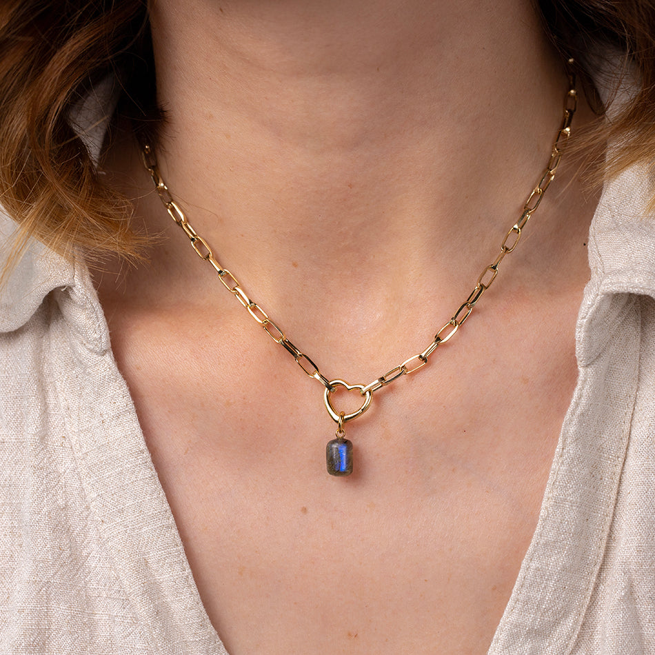 Listen to Your Heart - Labradorite Necklace