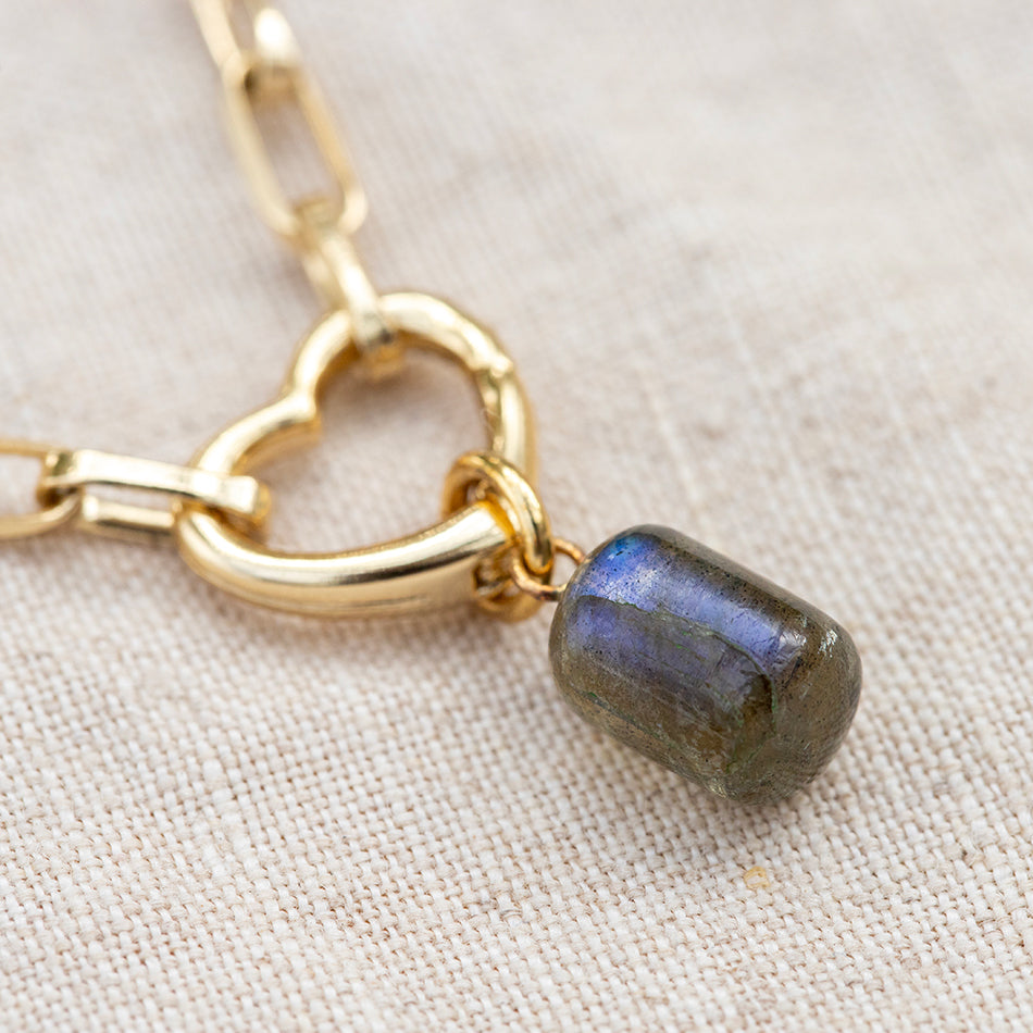 Listen to Your Heart - Labradorite Necklace