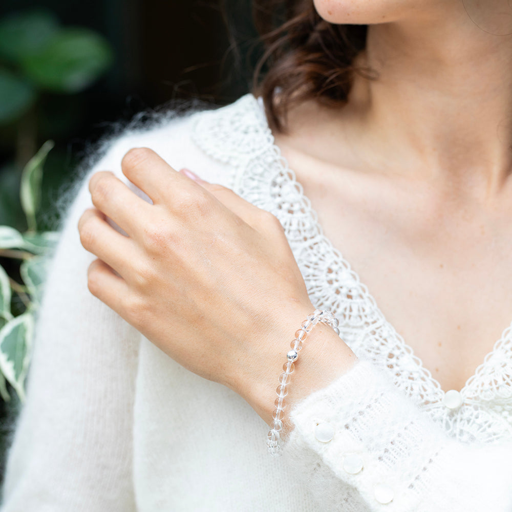 Clear Quartz Essential Bracelet 6mm