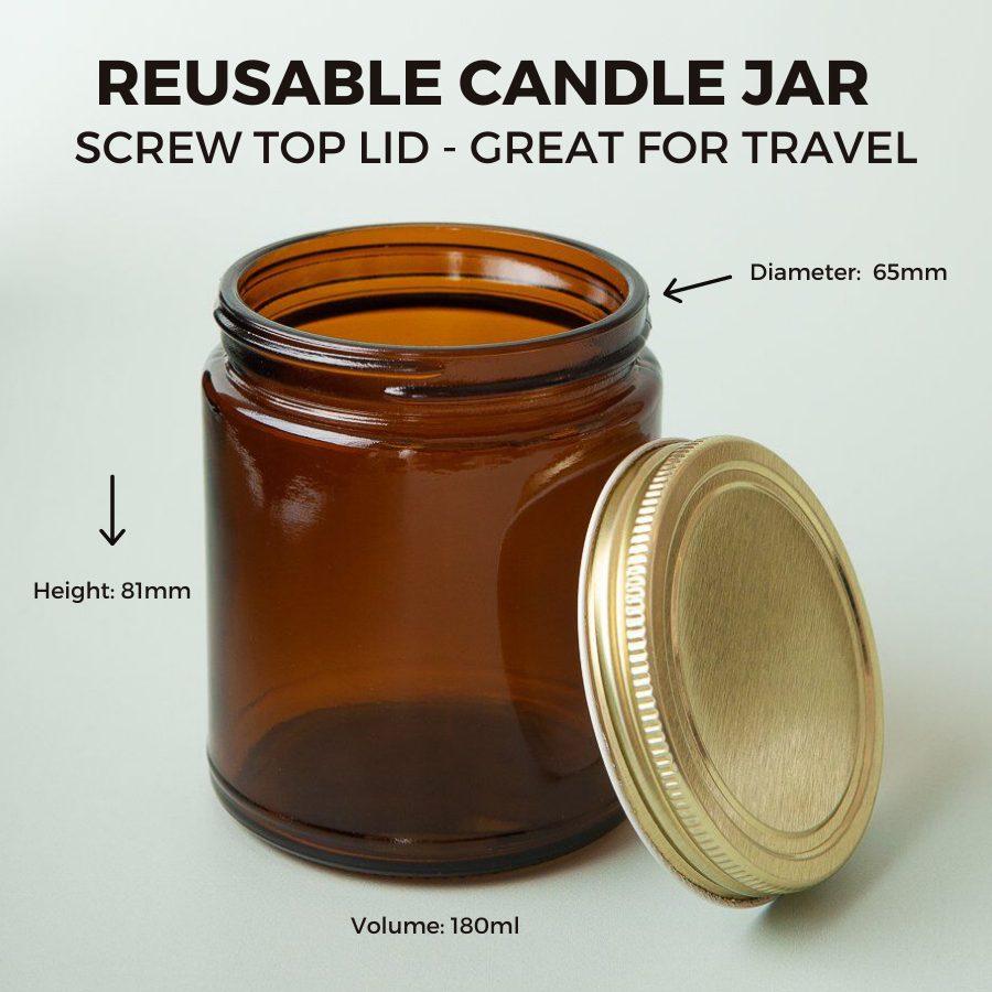 Dark Honey and Tobacco Soy Wax Candle