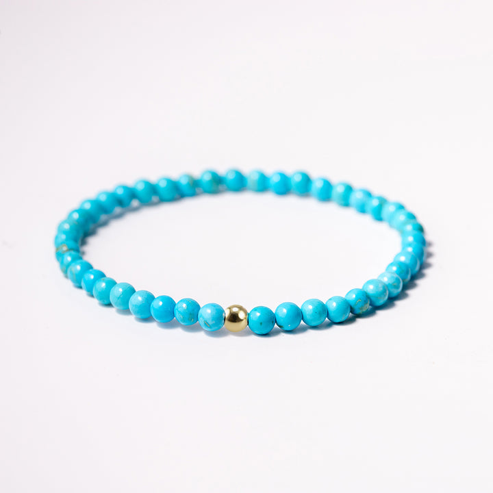 Turquoise Gemstone Bracelet 4mm
