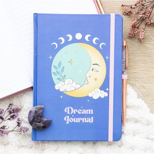 Moon Dream Journal with Amethyst Pen