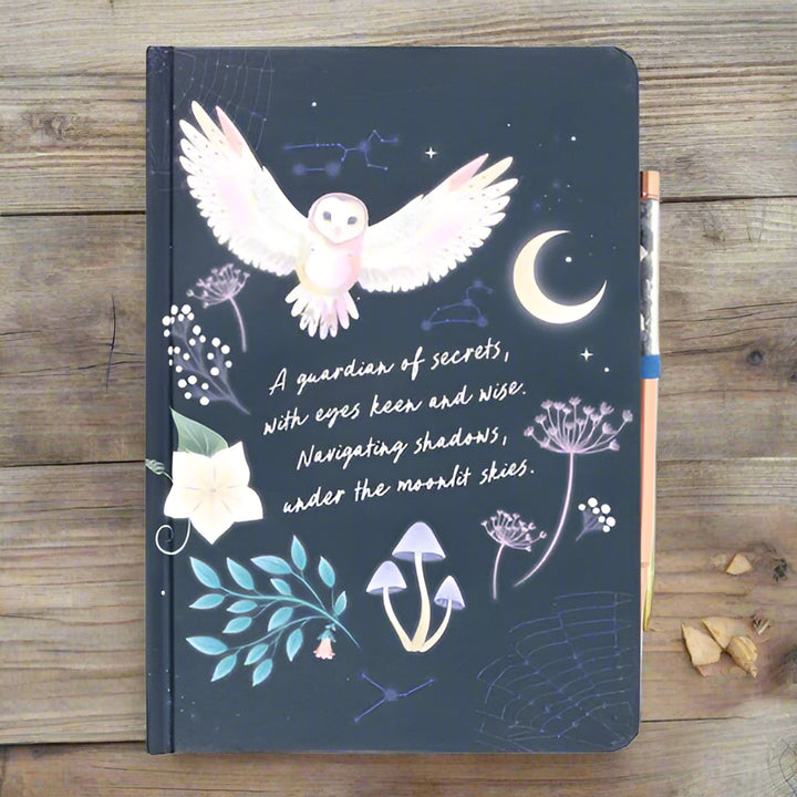 Night Owl Journal with Sodalite Pen