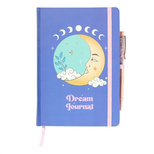 Moon Dream Journal with Amethyst Pen