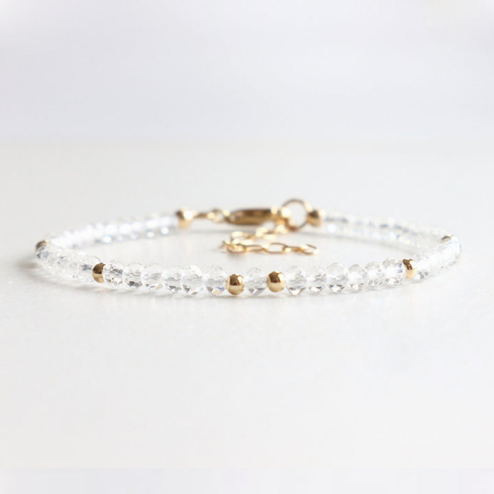 Clear Crystal Dainty Bracelet