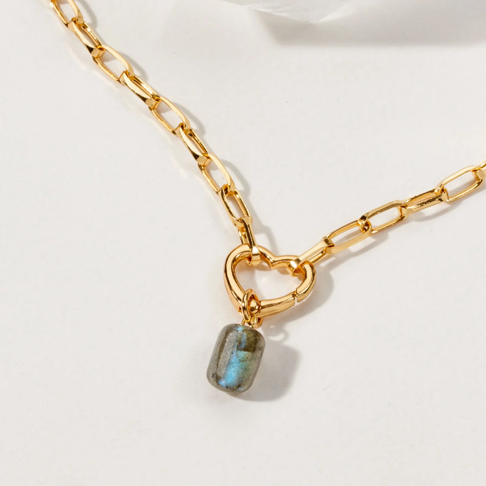 Listen to Your Heart - Labradorite Necklace